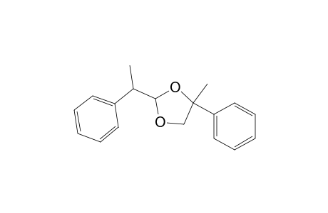 2-(1-Phenylethyl)-4-methyl-4-phenyl-1,3-dioxolane