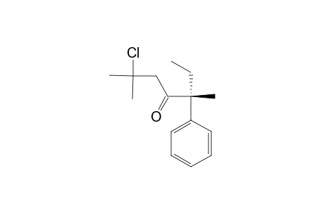 (5R)-2-CHLORO-2,5-DIMETHYL-5-PHENYL-4-HEPTANONE