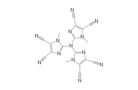 2-[bis(4,5-dicyano-1-methyl-2-imidazolyl)amino]-1-methylimidazole-4,5-dicarbonitrile