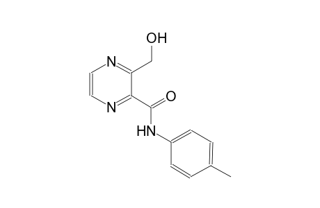 2-pyrazinecarboxamide, 3-(hydroxymethyl)-N-(4-methylphenyl)-