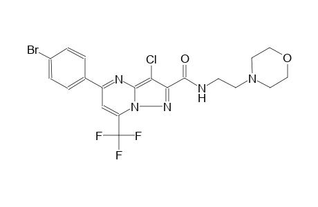 5-(4-bromophenyl)-3-chloro-N-[2-(4-morpholinyl)ethyl]-7-(trifluoromethyl)pyrazolo[1,5-a]pyrimidine-2-carboxamide