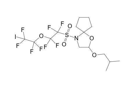 5-Isobutoxy-4-[1,1,2,2-tetrafluoro-2-(1,1,2,2-tetrafluoro-2-iodoethoxy)ethanesulfonyl]-1-oxa-4-azaspiro[4.4]nonane