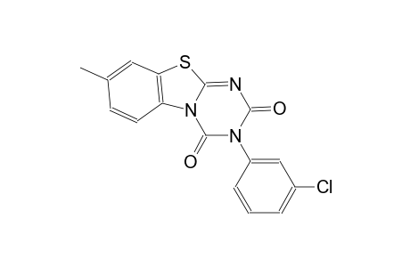 3-(3-chlorophenyl)-8-methyl-2H-[1,3,5]triazino[2,1-b][1,3]benzothiazole-2,4(3H)-dione