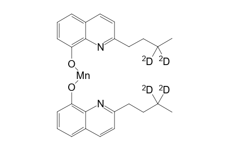 2-n-butyl-.gamma.-D2-8-hydroxyquinoline manganese complex