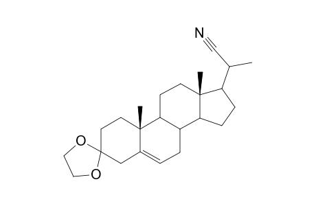 20-Carbonitrilepregn-5-en-3-one ethylene ketal