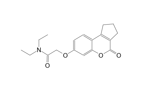 acetamide, N,N-diethyl-2-[(1,2,3,4-tetrahydro-4-oxocyclopenta[c][1]benzopyran-7-yl)oxy]-
