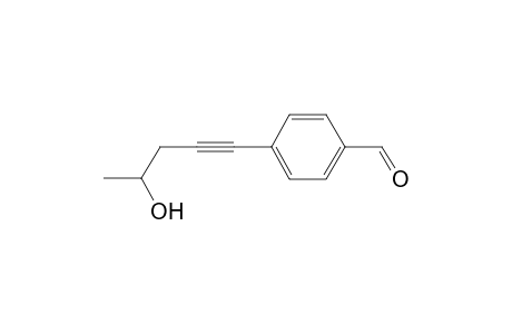 4-(4-Hydroxypent-1-ynyl)benzaldehyde
