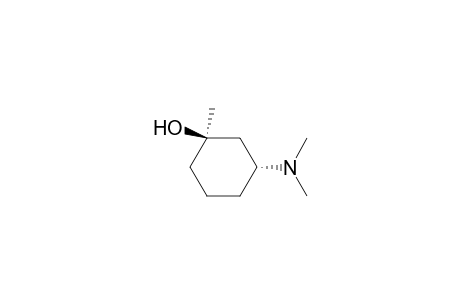 (trans)-1-methyl-1-hydroxy-3-(dimethylamino)cyclohexane