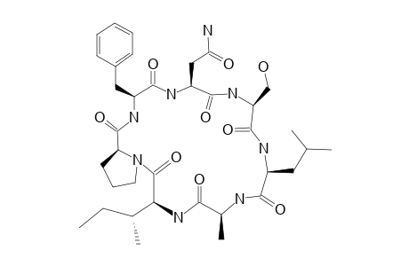 STYLOSTATIN-1;CYCLO-[LEU-ALA-ILE-PRO-PHE-ASN-SER]