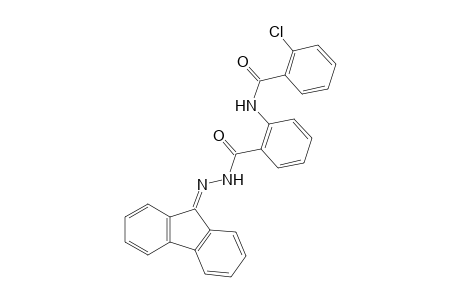 N-(o-chlorobenzoyl)anthranilic acid, fluoren-9-ylidenehydrazide