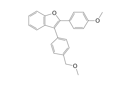 3-[4-(Methoxymethyl)phenyl]-2-(4-methoxyphenyl)benzofuran