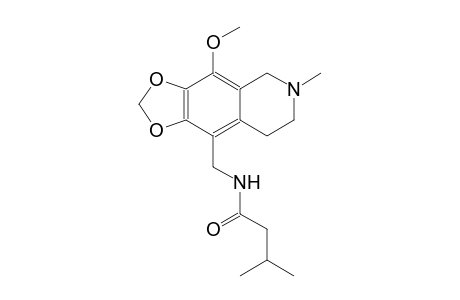 butanamide, 3-methyl-N-[(5,6,7,8-tetrahydro-4-methoxy-6-methyl[1,3]dioxolo[4,5-g]isoquinolin-9-yl)methyl]-