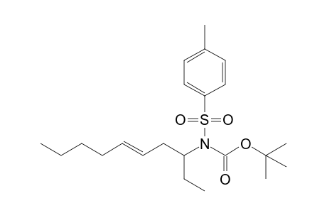 N-[(E)-1-ethyloct-3-enyl]-N-tosyl-carbamic acid tert-butyl ester