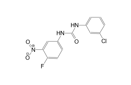 N-(3-chlorophenyl)-N'-(4-fluoro-3-nitrophenyl)urea