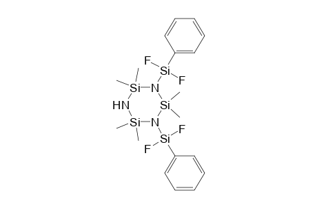 1,3-bis(difluorophenylsilyl)-2,2,4,4,6,6-hexamethylcyclotrisilazane