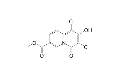 Methyl 1,3-dichloro-2-hydroxy-4-oxo-4H-quinolizine-7-carboxylate