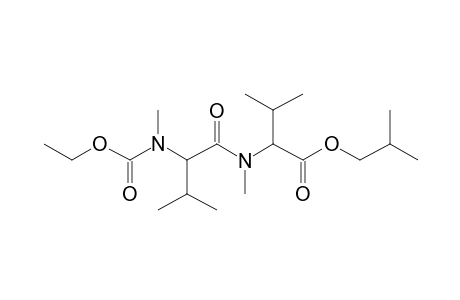 Valylvaline, N,N'dimethyl-N'-ethoxycarbonyl-, isobutyl ester