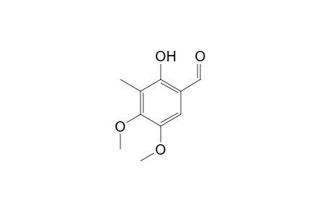 2-Hydroxy-4,5-dimethoxy-3-methylbenzaldehyde