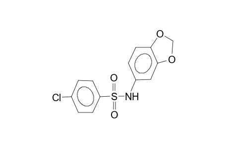 N-(3,4-methylenedioxyphenyl)-4-chlorobenzenesulphamide