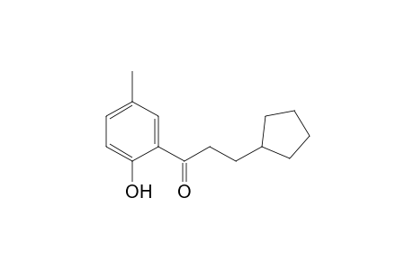 3-Cyclopentyl-1-(2-hydroxy-5-methylphenyl)-1-propanone