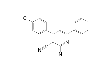 2-Amino-4-(4-chlorophenyl)-6-phenylnicotinonitrile