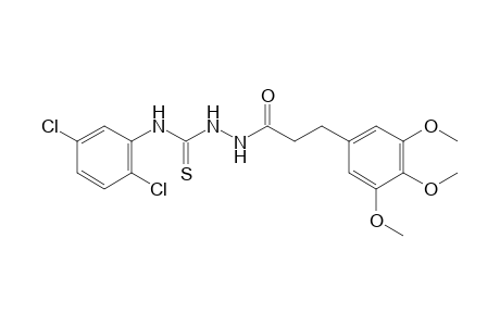 4-(2,5-dichlorophenyl)-3-thio-1-(3,4,5-trimethoxyhydrocinnamoyl)semicarbazide