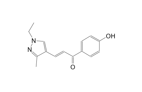 (2E)-3-(1-ethyl-3-methyl-1H-pyrazol-4-yl)-1-(4-hydroxyphenyl)-2-propen-1-one