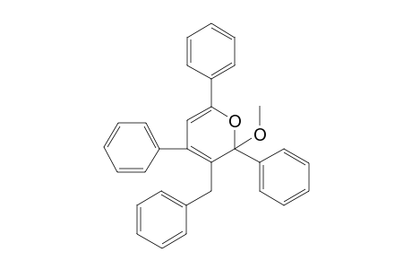 3-Benzyl-2-Methoxy-2,4,6-triphenyl-2H-pyrane