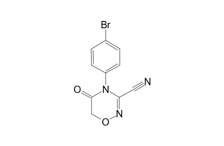 4-(4-bromophenyl)-5-keto-1,2,4-oxadiazine-3-carbonitrile