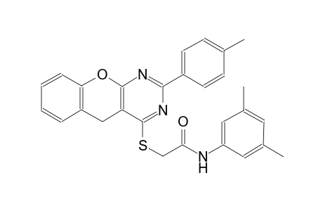 acetamide, N-(3,5-dimethylphenyl)-2-[[2-(4-methylphenyl)-5H-[1]benzopyrano[2,3-d]pyrimidin-4-yl]thio]-
