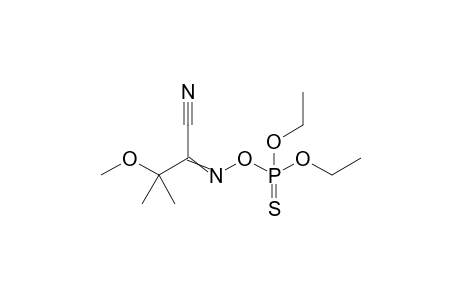 3,5-Dioxa-6-aza-4-phosphaoct-6-ene-8-nitrile, 4-ethoxy-7-(1-methoxy-1-methylethyl)-, 4-sulfide