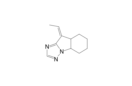 (4Z)-4-ethylidene-4a,5,6,7,8,8a-hexahydro-[1,2,4]triazolo[1,5-a]indole