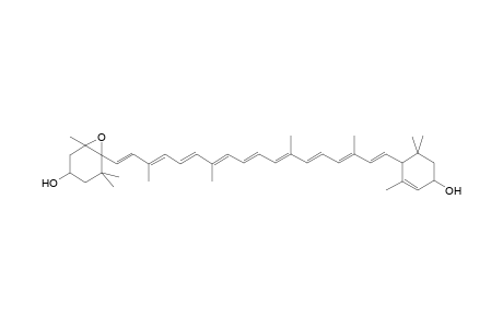 .beta.,.epsilon.-Carotene-3,3'-diol, 5,6-epoxy-5,6-dihydro-, (3S,3'R,5R,6S,6'R)-