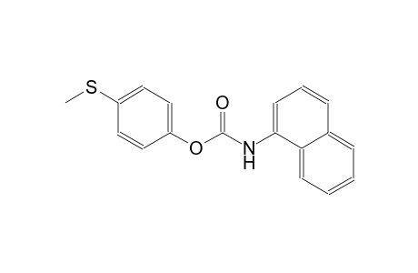 (Naphthalen-1-yl)carbamic acid, 4-methylsulfanylphenyl ester