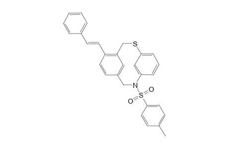 4-Styryl-N-tosyl-1-thia-10-aza[2.2]metacyclophane