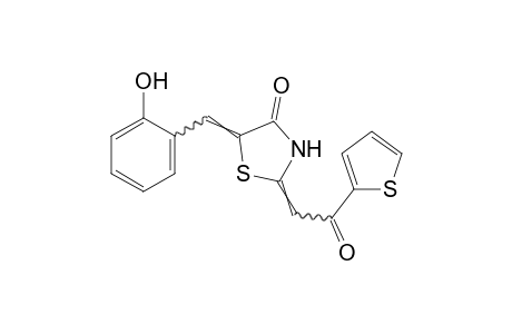 5-salicylidene-2-[(2-thenoyl)methylene]-4-thiazolidinone