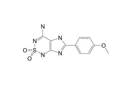 4-AMINO-6-(4'-METHOXYPHENYL)-1H,5H-IMIDAZO-[4,5-C]-1,2,6-THIADIAZINE-2,2-DIOXIDE