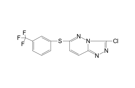 3-CHLORO-6-[(alpha,alpha,alpha-TRIFLUORO-m-TOLYL)THIO]-s-TRIAZOLO[4,3-b]PYRIDAZINE