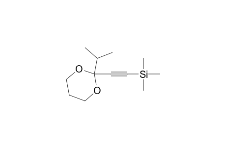 Silane, trimethyl[[2-(1-methylethyl)-1,3-dioxan-2-yl]ethynyl]-