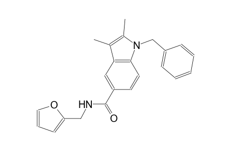 1-benzyl-N-(2-furylmethyl)-2,3-dimethyl-1H-indole-5-carboxamide