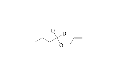 Allyl n-butyl-1,1 D2 ether