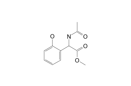 methyl 2-acetamido-2-(2-hydroxyphenyl)acetate