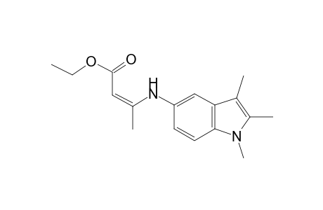 (Z)-3-[(1,2,3-trimethyl-5-indolyl)amino]-2-butenoic acid ethyl ester
