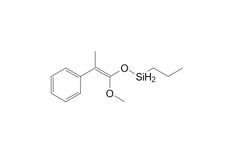 1-Methoxy-1-propylsilyloxy-2-phenylprop-1-ene