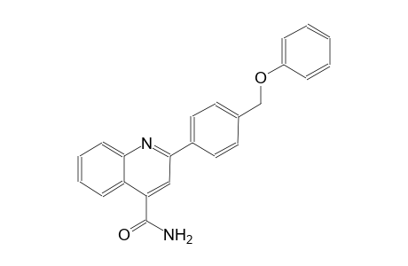 2-[4-(phenoxymethyl)phenyl]-4-quinolinecarboxamide