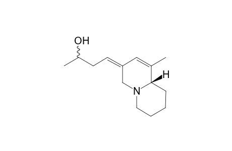 3-(3'-Hydroxybutylidene)-3-methyl-3,4,6,7,8,9-hexahydroquinolizine