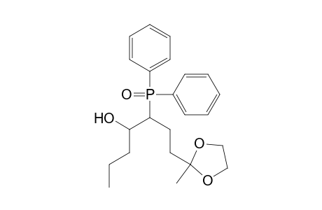 5-Diphenylphosphinoyl-6-hydroxynonan-2-one ethylene acetal