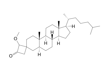 2'-.psi.-Methoxy-spiro[5-.alpha.-cholestane-3,1'-cyclobutan]-3'-one