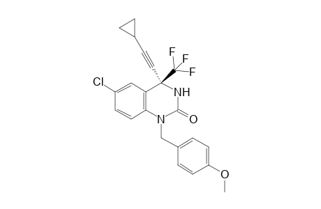 6-Chloro-1-(p-methoxybenzyl)-4-(trifluoromethyl)-4-[2-(cyclopropyl)ethynyl]benzopyrimidin-2-one