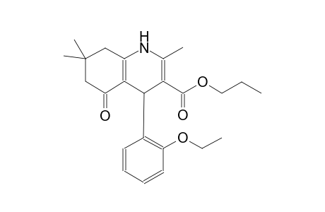 propyl 4-(2-ethoxyphenyl)-2,7,7-trimethyl-5-oxo-1,4,5,6,7,8-hexahydro-3-quinolinecarboxylate